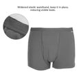 HURRISE sous-vêtements d'incontinence Sous-vêtements d'incontinence réutilisables lavables respirants en coton pour hommes XXL-1