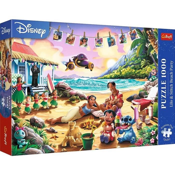 Puzzle 1000 pièces - Disney - Lilo & Stitch - 1000 pièces - 68,3 x 48 ...