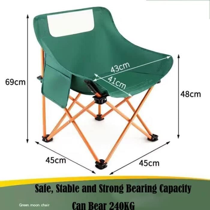 Lot De 2 Chaises Pliantes Vintage Zip Dee – Noires – Pour Camping-car Airstream
