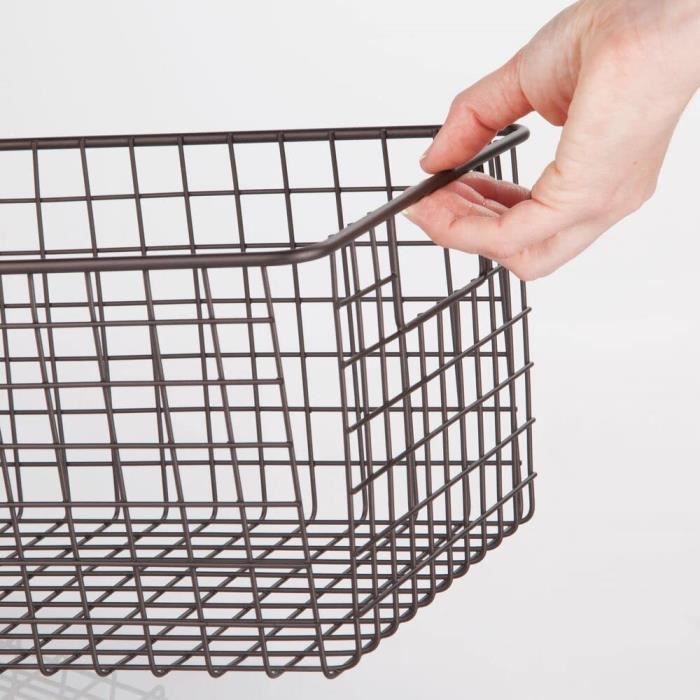VICASKY Panier de Vélo en Fer pour Garçon et Filles Panier Pratique et Ajouré pour Vélo et Trottinette Robuste et Léger pour Usage Quotidien VICASKY Panier de Vélo en Fer pour Garçon et Filles Panier Pratique et Ajouré pour Vélo et Trottinette Robuste et Léger pour Usage Quotidien