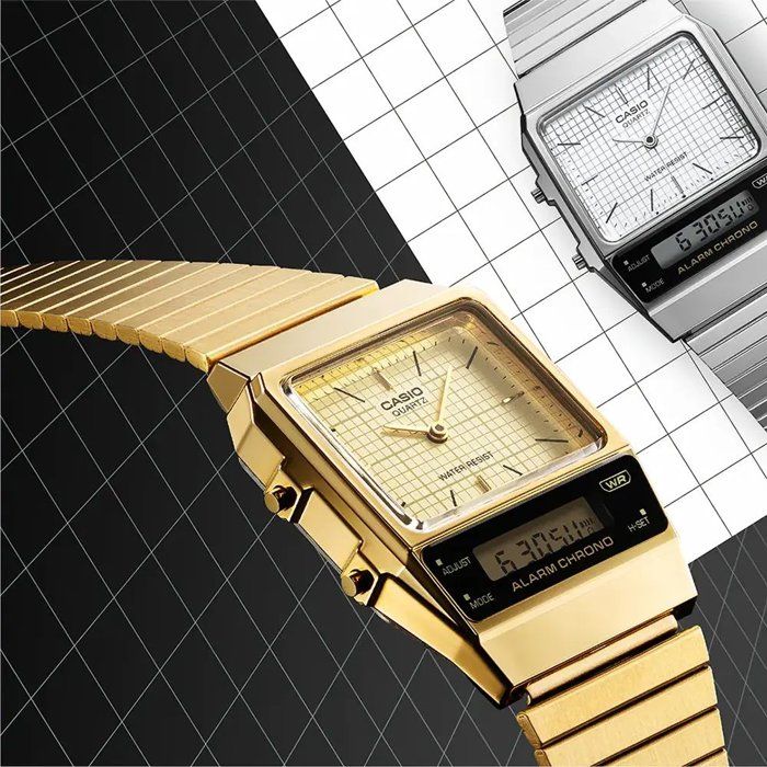 Montre Vintage Casio Homme – Modèle Rétro – Multicouleur – Bon état
