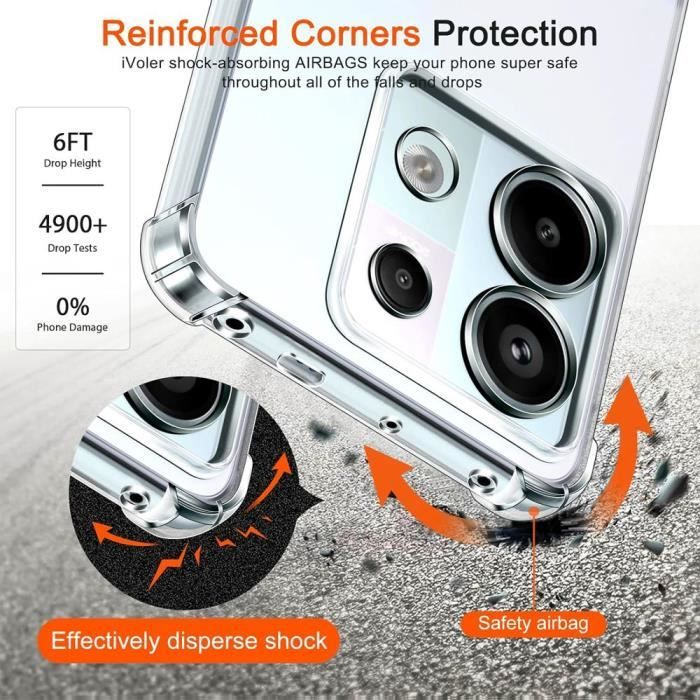 Coque Xiaomi Redmi Note 13 Pro 5G Avec Collier Réglable - Protection Anti-Choc + Cordon Sécurisé 18kg