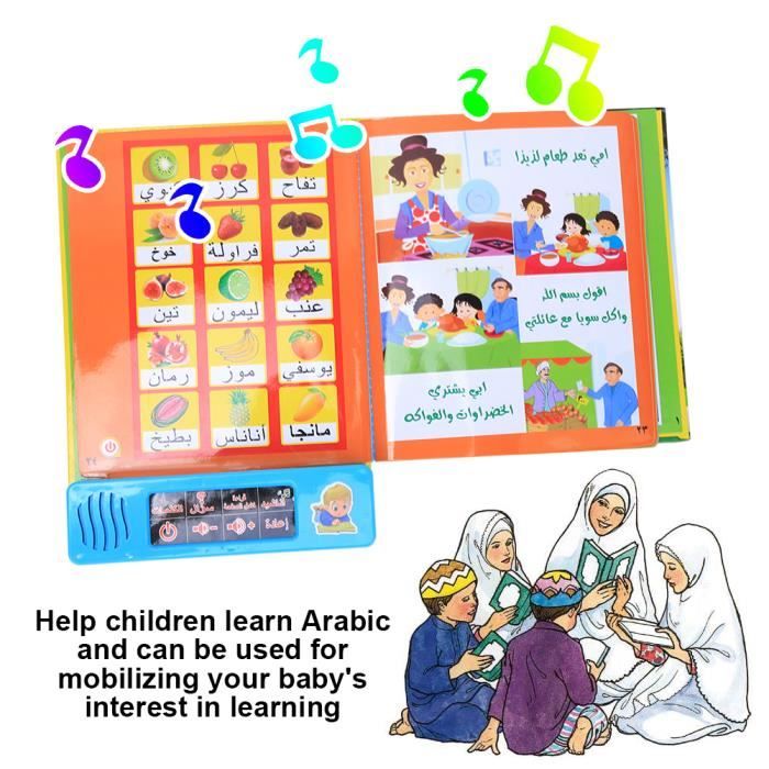 ROM Tablette de Lecture Jouets éducatifs précoces Arabe Anglais