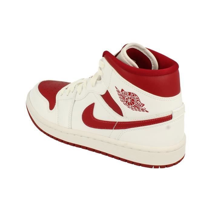 Sneakers Basket Garcon Blanche Jordan Air Force Air Max 90 Rouge