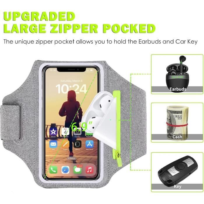 Brassard Sport Etronic Edge – Noir – Pour Téléphone Ou MP3 – Plusieurs Dispo