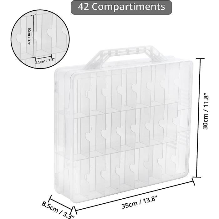 OPO 10 Set of 2 Boxes with Transparent Lid + Base for Miniature Cars Collection 1:24 - Acrylic Crystal Display Case