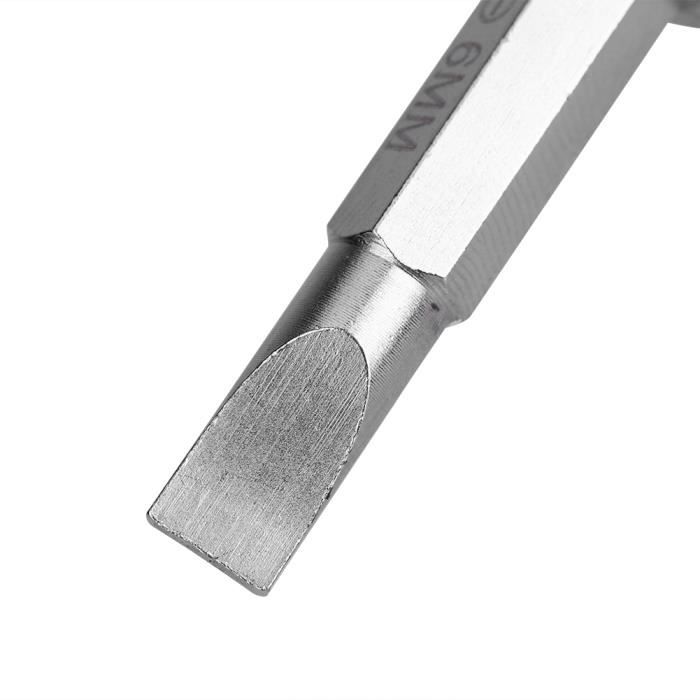 Tournevis à Fente 6 Mm – 5 Pouces, Magnétique – Uxcell, Acier Chrome-vanadium, Manche PVC Vert