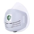 Masque respiratoire anti-poussière SURENHAP - Filtre de pulvérisation de peinture - Soudeur - Blanc-2