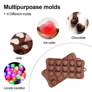 Lot De 2 Moules À Kouglof En Silicone Réutilisables Rose/Bleu 6 Cavités