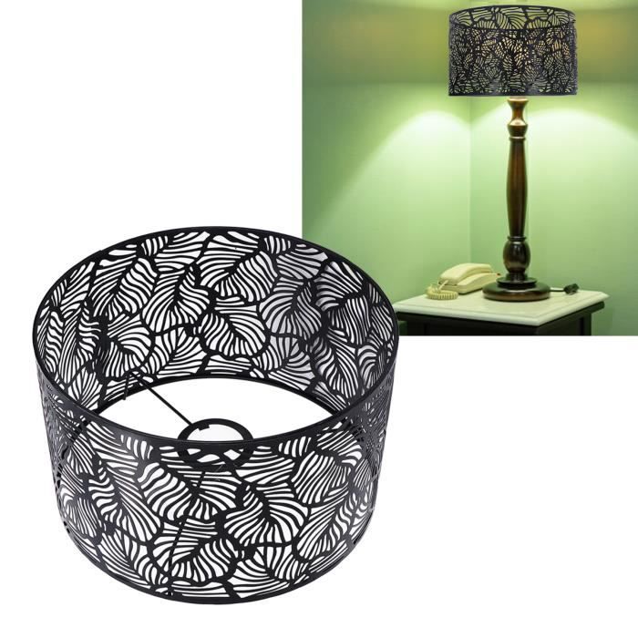 Abat-jour Décoratif Lin Naturel Rétro 26x19cm E27 - Style Élégant Pour Lampe Table