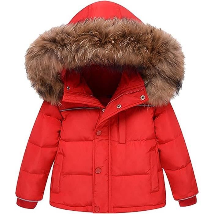 Enfant Combinaison de Neige Hiver Garçons Filles 2 Pièce Ensemble Ski Veste  de Duvet à Capuche + Pantalon Salopette,Rose,90cm Rose - Cdiscount  Prêt-à-Porter