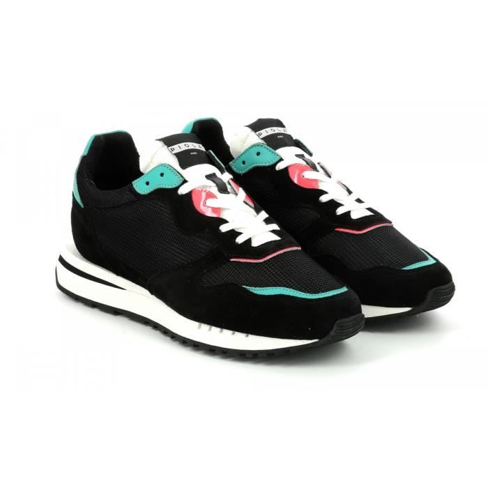 Baskets basses Kasani Noir Homme PIOLA Synthetique Lacets Adulte Noir Cdiscount Chaussures