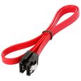 Câble Sata 3 (droit), 4x 50cm câble de données rouge + 20cm répartiteur 1->4-3