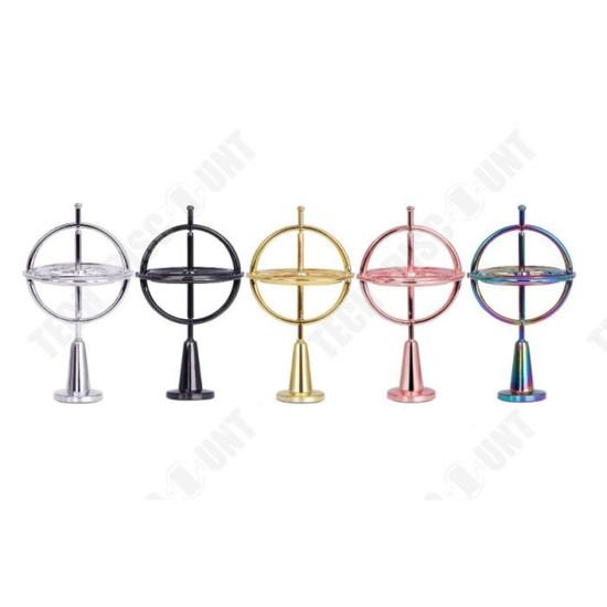 Jouet D'équilibre De Rotation Anti-gravité En Alliage De Précision Gyroscope Soulagement Du Stress Jouet D'apprentissage Scientifique Pour Enfants Adultes