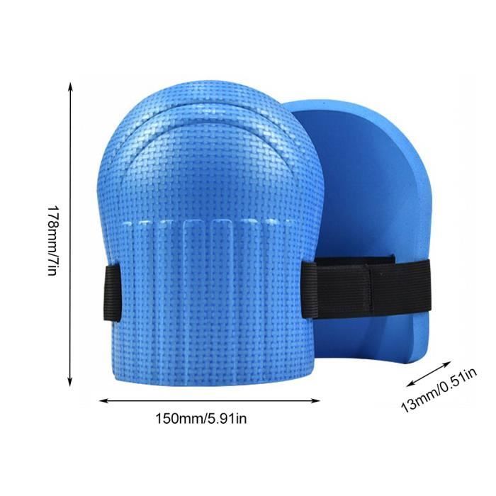 Genouillères Réglables Jicyor 2 Paires - Protection Jardinage Sport Travail Mousse EVA Antidérapantes