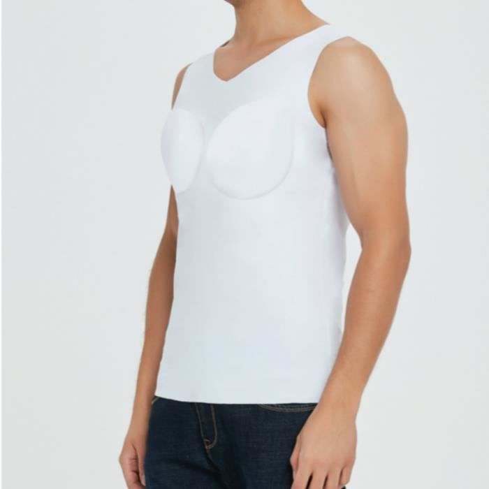 Maillot de corps discount homme invisible sous chemise
