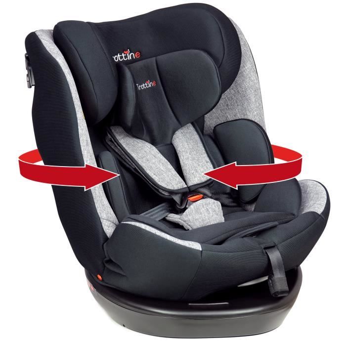 Trottine siege auto pivotant on sale