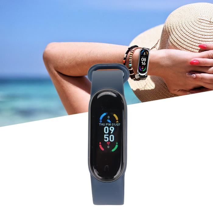 Montre intelligente Bracelet Intelligent avec Compteur de Pas Moniteur de Fr quence Cardiaque son videoprojecteur