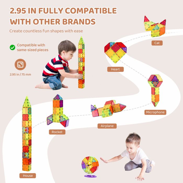 iburge Mini tuiles magnétiques,Blocs magnétiques de Voyage pièces Boîte en Fer Protable Jouets d'apprentissage STEM Montessori Jouets magnétiques pour Filles garçons 3+ Ans (Jaune iburge Mini tuiles magnétiques,Blocs magnétiques de Voyage pièces Boîte en Fer Protable Jouets d'apprentissage STEM Montessori Jouets magnétiques pour Filles garçons 3+ Ans (Jaune