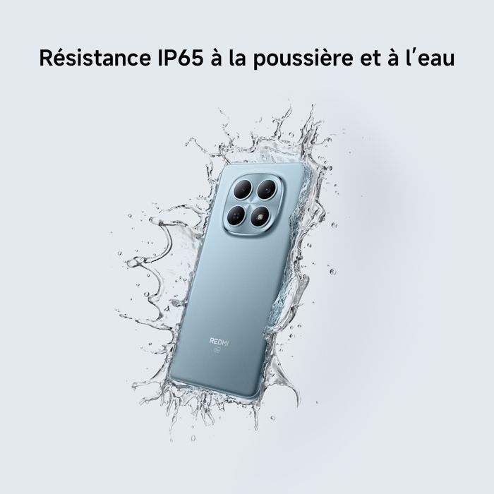 REDMI Note 15 5G Violet 8 GO + 256 GO Batterie de 5 520 mAh avec un style fin