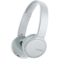SONY WHCH510W  Casque Bluetooth sans fil - Autonomie 35h - Blanc-0
