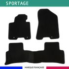 AUTOSWEET Tapis de voiture - Sur Mesure pour SPORTAGE (2015 - 2020) - 3 pièces - Tapis de sol antidérapant pour automobile