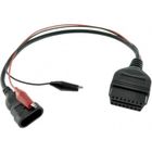 MISTER DIAGNOSTIC Adaptateur OBD2 pour Fiat Alfa Roméo et Lancia 3 broches - Valise diagnostic