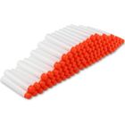 QIFULL PIXNOR 100pcs Fléchettes Fluorescentes en mousse pour Pistolet de jouet Serie Nerf N-Strike Elite dynamiteurs