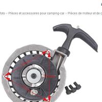 Ailes Alu Pull Start Recoil Starter W/Boulon pour 47Â 49Â cc 2Â temps Pocket bike Mini ATV - 84-5BMG-L2CZ