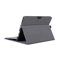 Étui Folio Microsoft Surface Pro 8 Support Stand Ultra-fine Finition Tissu Gris