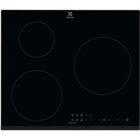 ELECTROLUX Plaque de cuisson induction - 3 zones  CIT60330BK - 7350 W - L 59 x P 52 cm - Revêtement verre - Noir