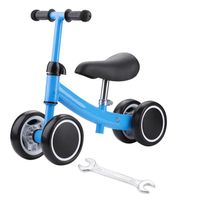 Vélo d'équilibre pour enfants - SALUTUYA - Bleu - Fer - 54 x 45 x 24cm