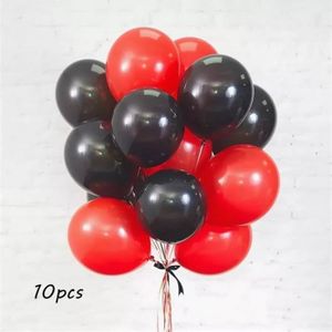 Ballons rouges et noirs (x20) : : Cuisine et Maison