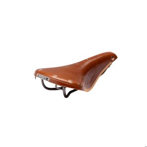 Selle en cuir Brooks B33 CHROME pour vélos de ville Mauritius