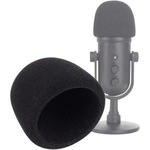 Homyl 10pcs Bonettes de Microphone en Mousse Pièce de Rechange Noir 