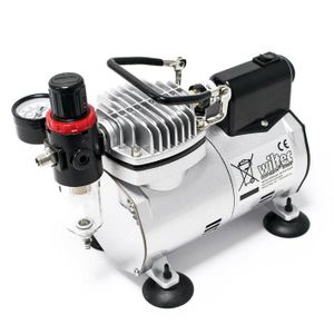 Kit Compresseur Airbrush Professionnel As186 Avec Deux Pistolets | Leroy Merlin