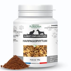 COMPLÉMENT ALIMENTAIRE L'harpagophytum procumbens est un complément alimentaire naturel permettant de soulager le chat et le chien des douleurs articulaire