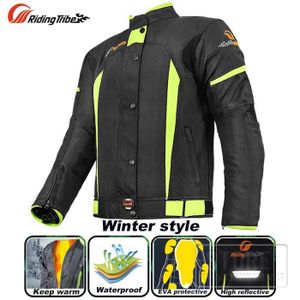 KIT DE SÉCURITÉ 5XL - Veste d'hiver JK37 - Veste de Moto pour homm