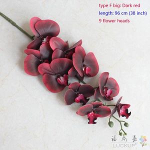 FLEUR ARTIFICIELLE F Big Rouge foncé - Fleur Artificielle En Soie 1 T