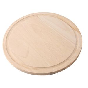 Planche à Découper Ronde En Bois D'acacia Naturel Pour Pain, Fromage
