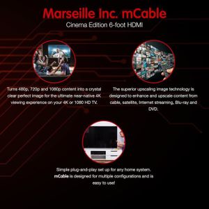 CÂBLE TV - VIDÉO - SON Câble HDMI avec processeur vidéo intégré Marseille