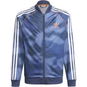 SURVÊTEMENT Veste de survêtement - adidas Originals - ALLOVER PRINT CAMO SST Junior - Bleu - Manches longues