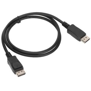 CÂBLE INFORMATIQUE Tbest câble DisplayPort Câble DP mâle à DP mâle Câ
