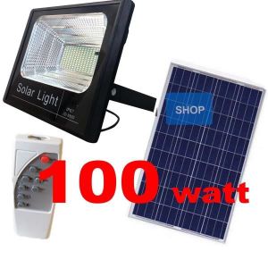 SPOT D'EXTÉRIEUR  Faro Panel Solar Energy Spotlight a LED Bianco IP67 avec télécommande  100 Watt      