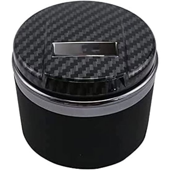 ZBGHJL Cendrier De Voiture Pour Renault Clio III 2009-2013,cendrier Voiture Anti Odeur,Cendrier De Voiture Détachable à Nettoyage Facile Avec Couvercle Rabattable,Silver