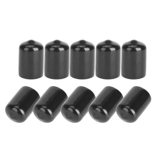 Lot 2 Protecteurs De Joint Queue De Billard 5/16 X 18 - Chapeaux Plastique Noir Pour Cue