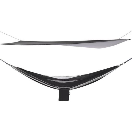 Fityle Moustiquaire Hamac Camping Ultra Légère Et Compacte – Protection 360° Anti-Moustiques, Noir