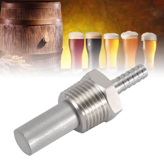 Kit Thermomètre Analogique 3 Cadrans Pour Brassage Maison - 2 Sondes, 0-220°F, Acier Inox 304, Pour Bière, Vin, Moût