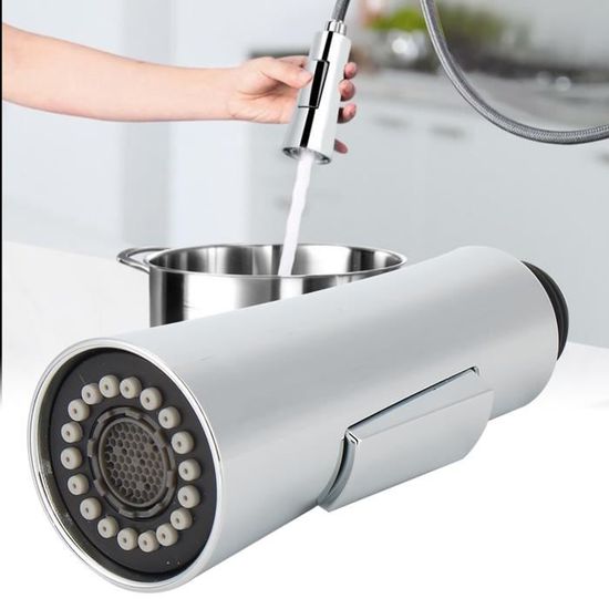 HJIAMA Adaptateur Robinet Douche M20 Rotule Pivotante Laiton Argenté Avec Couvercle Décoratif - Réglable Pour Cuisine Et Salle De Bain