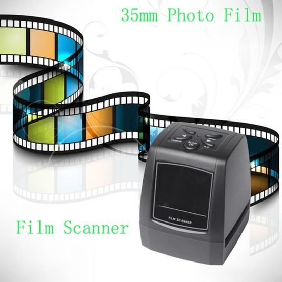 2.36 "écran lcd scanner de film photo résolution imprimante 35mm - 135mm diapositive convertisseur de film usb numérique